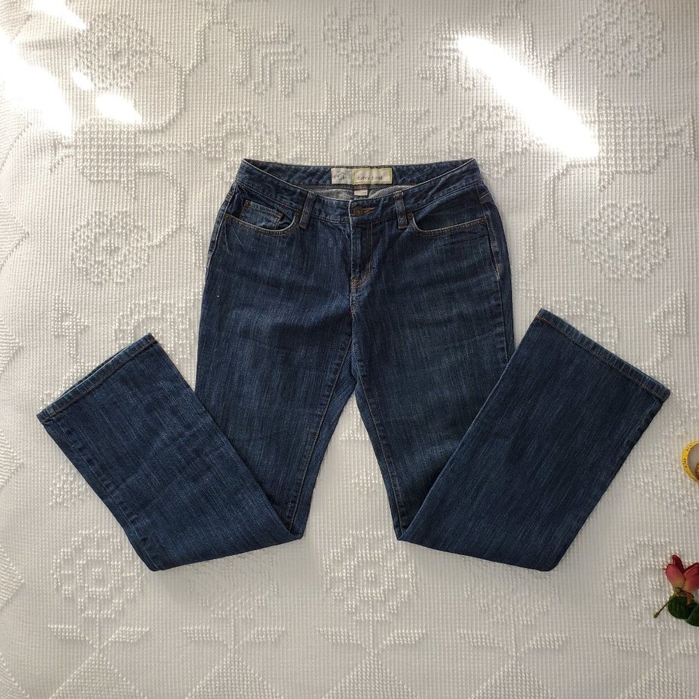 Ann Taylor LOFT Curvy Boot Jeans Size 6